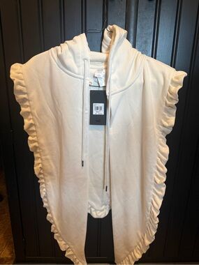 Fenty Puma Ruffle-Trim Hooded Shawl